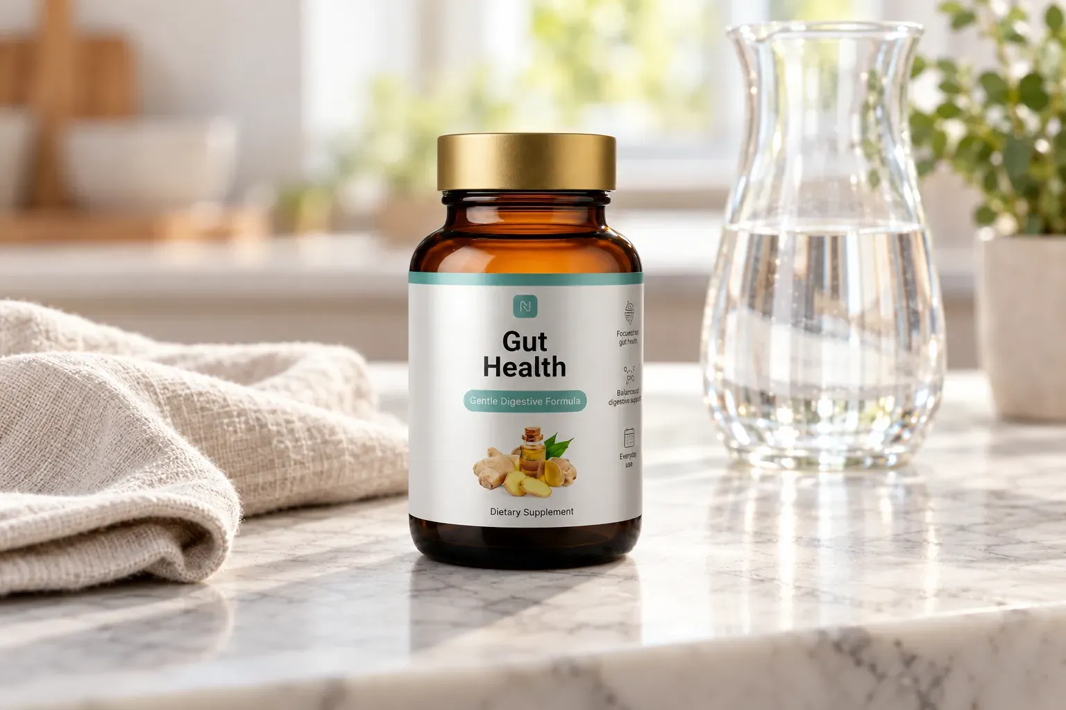 Gut health — opakowanie na co dzień