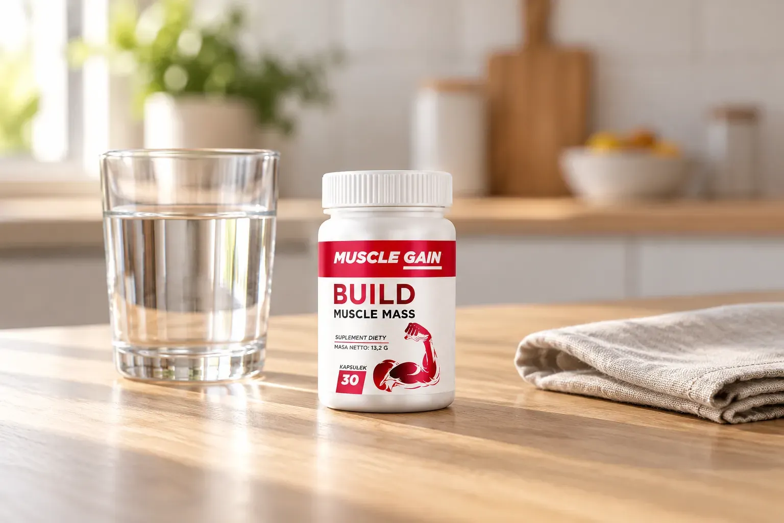 Muscle Gain — opakowanie na co dzień