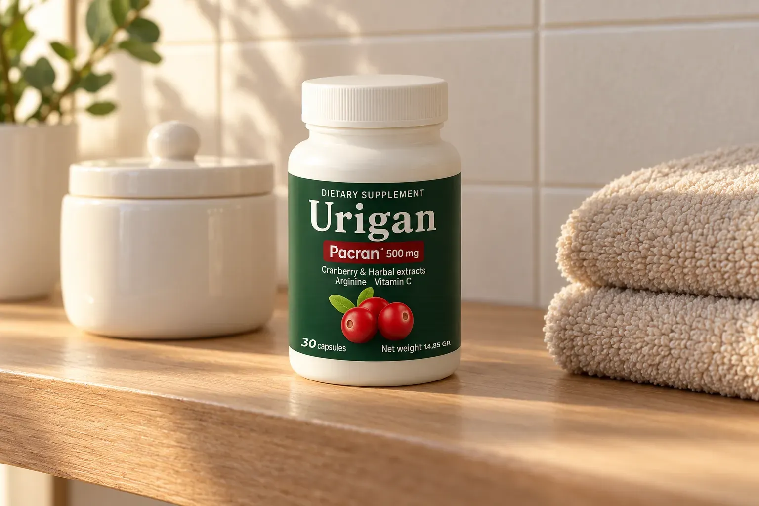 Urigan — opakowanie na co dzień