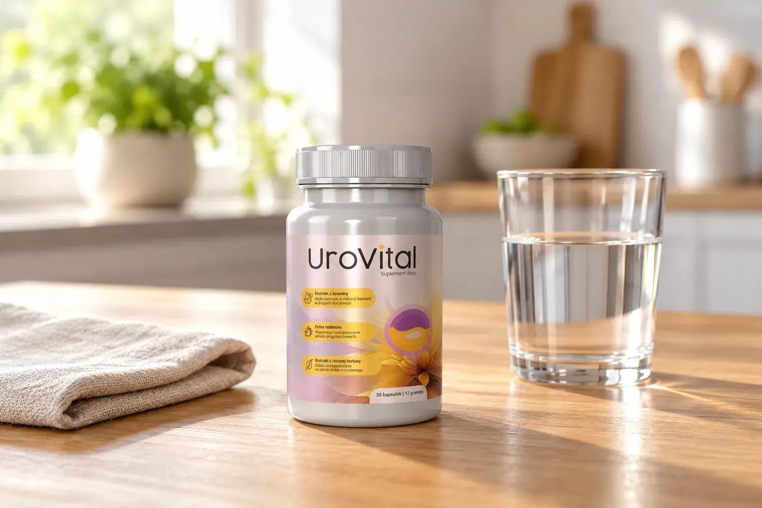 UroVital — opakowanie na co dzień